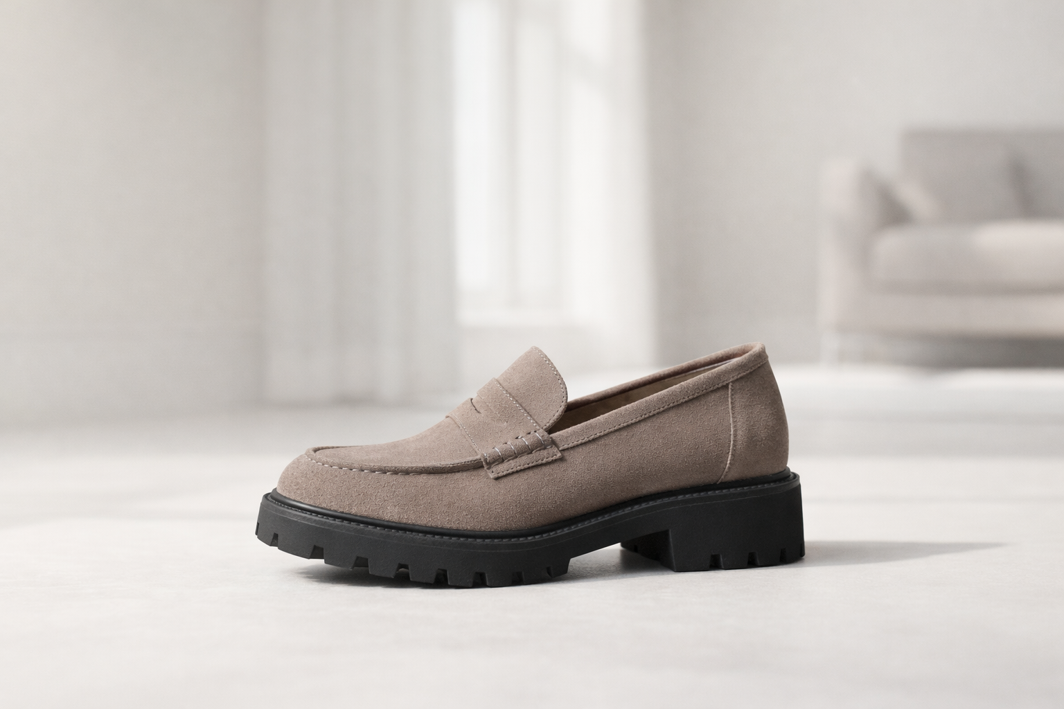 Leno Women's Leather Casual Loafer