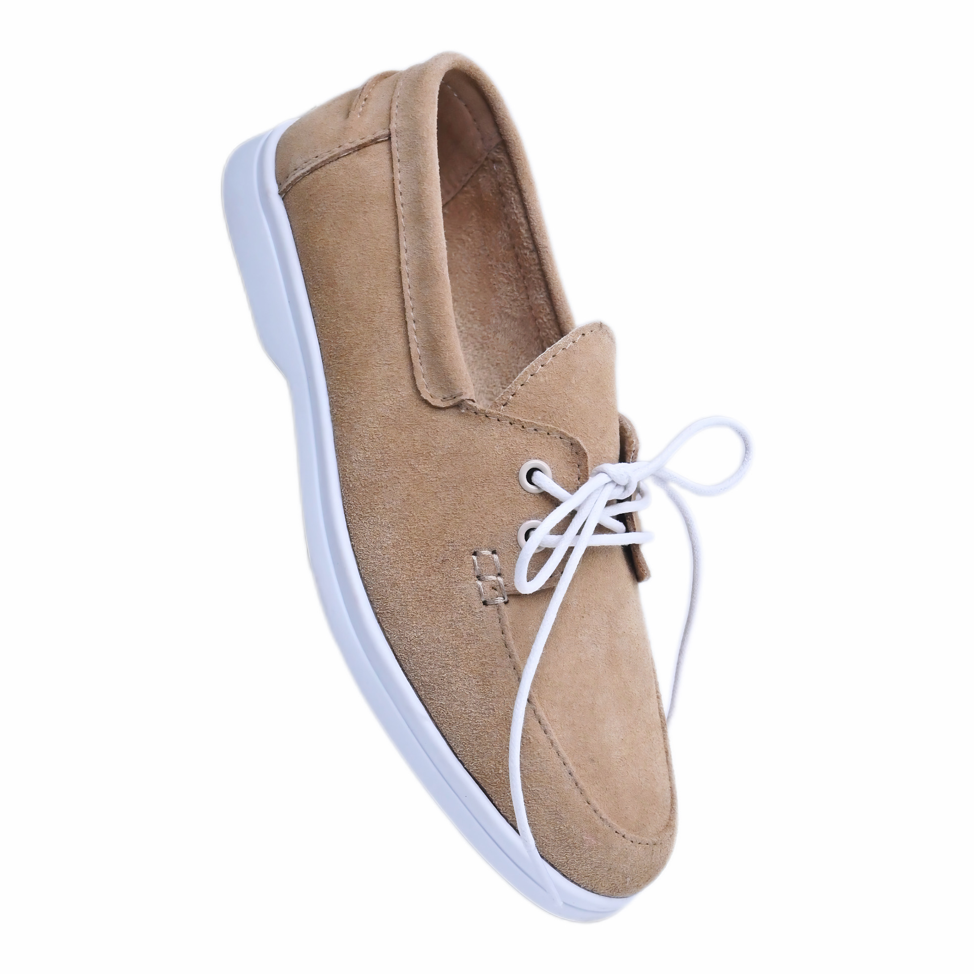 Loafer & Moccasin — LOAFER_04_Suede_Lace_Up_Loafer_Beige.JPG